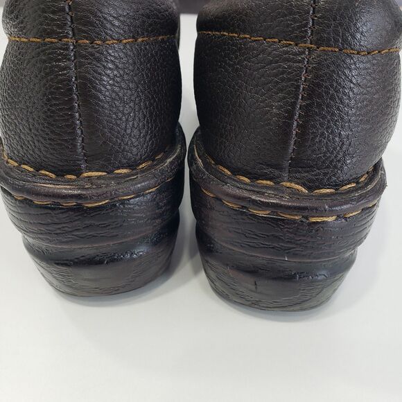 Bolo Women's Brown Leather Slip-on, Size 7 (38) - Picture 9 of 10